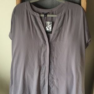 Torrid top/ blouse dusty purple